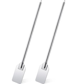 LOYIM 2 Pcs 36 Inch Stainless Steel Mixing Paddle Extra Long Handled Stainless Steel Stirring Paddle Stainless Steel Mash Paddle for Large Batch Cooking Crawfish Boil in Big Stock Pots Brewing Beer