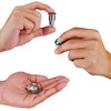Hosiakly Locking Push Button Switch Alternate Power Mark LED Ring