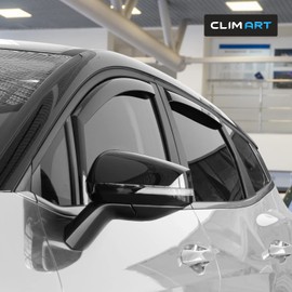 CLIM ART in-Channel Incredibly Durable Rain Guards for Kia Sportage 2023-2025, Original Window Deflectors, Vent Window Visors, Vent Deflector, 4 pcs. - 622411