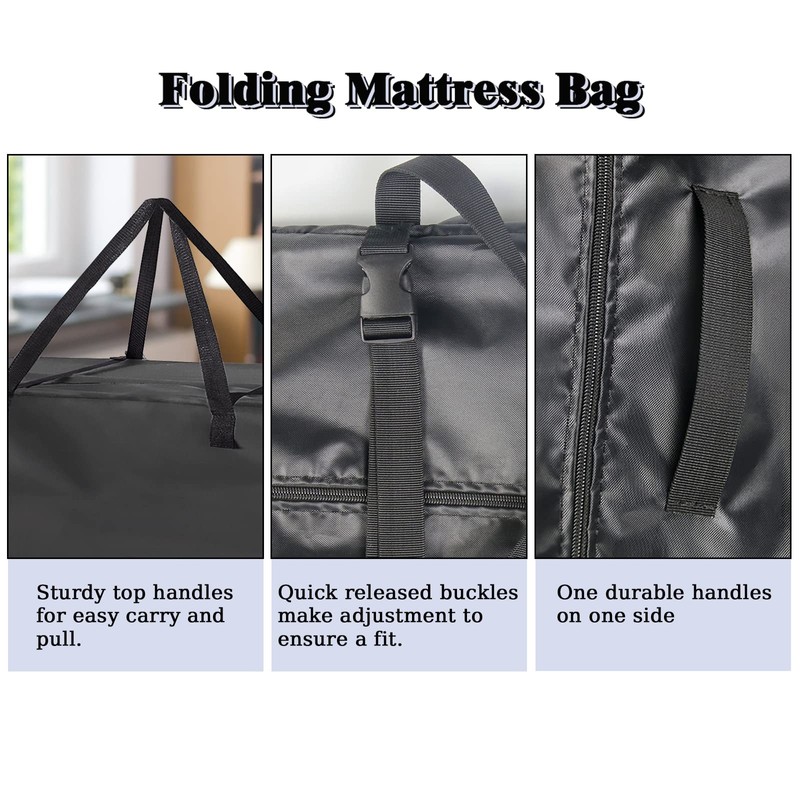 Andacar Folding Mattress Storage Bag - Andacar 63 inch Foldable