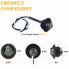 PSEQT 3/4 Inch Trailer Marker LED Lights, Side Clearance Indicators