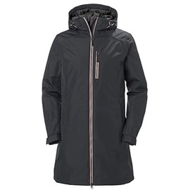 Helly-Hansen Women's Long Belfast Winter Waterproof Windproof Breathable Jacket, 980 Ebony, X-Small