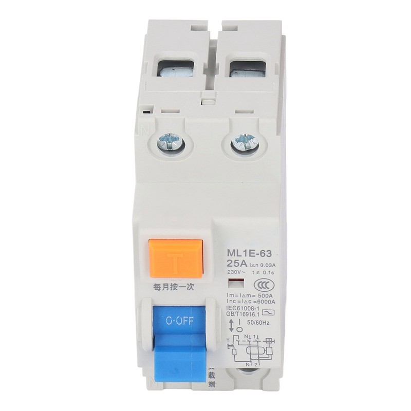 Miniature Current Circuit Breaker 1P+N Leakage Protection Switch for Engineering