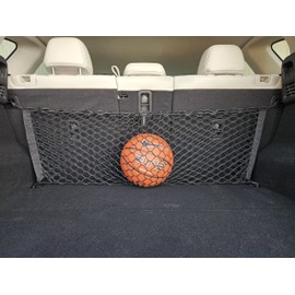 Back Seat Style Automotive Elastic Trunk Mesh Cargo Net for Mazda CX5 S Carbon Premium Turbo 2023-2025 -Premium Trunk Organizer and Storage - Luggage Net for Crossover - Car Organizer for Mazda CX5