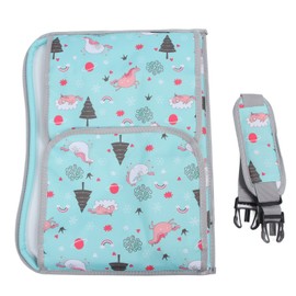 Kids Travel Tray Erasable Drawing Board Organization Pockets Activity Essentials Carseat Table Tray for Airplane Type 3