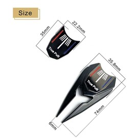 True Putt Vorlich Pitch Mark Repair Tool and Magnetic Putting Aid Golf Ball Marker, Divot Repair Tool Comes with Gift Box.