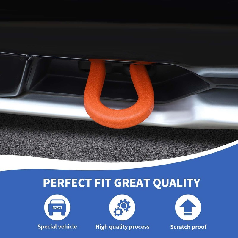 RAZPOY Tow Hook Cover fit for Chevy Silverado 1500 2007-2024,