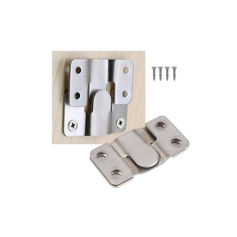 2 Inches Picture Hanger Supports 30lbs - Interlocking Wall Mounting
