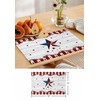 Savannan Placemats Set of 6, Independence Day American Flag Star