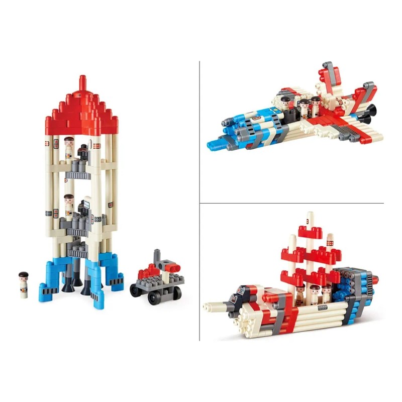 Hape Polym Space Adventure Rocket Construction Kit | Constru