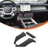 PIUGILH ABS Center Console Gear Shift Side Panel Cover Trim