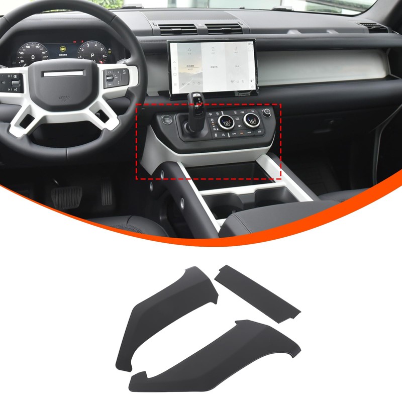 PIUGILH ABS Center Console Gear Shift Side Panel Cover Trim