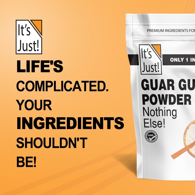 It's Just - Guar Gum, Gluten-Free, Non-GMO, Plant-Based Thickener &