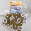sense gnosis Blue Paisley Pattren Jacquard Hand Towels 100% Cotton
