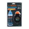 Truper TL-50, Tiralíneas 30m, cuerpo de plástico y nivel, incluye