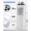 97F9987 Dual Capacitor Round 50 + 7.5μF MFD 440 VAC