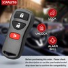 NPAUTO Key Fob Replacement, Fits for Nissan Frontier Xterra Titan