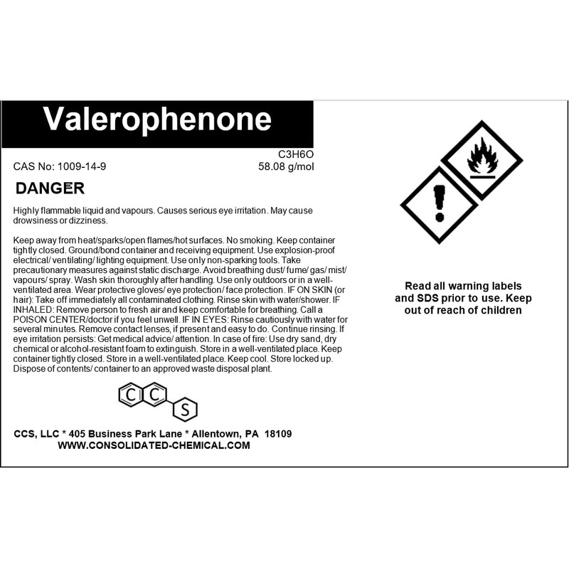 Valerophenone - High Purity - 60mL