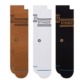 Stance Basic 3-Pack Crew Gold LG (US Men's Shoe 9-13)