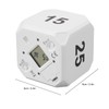 Cube Timer, Sensor Flip Timer Kitchen Timer, Digital Clock Timer