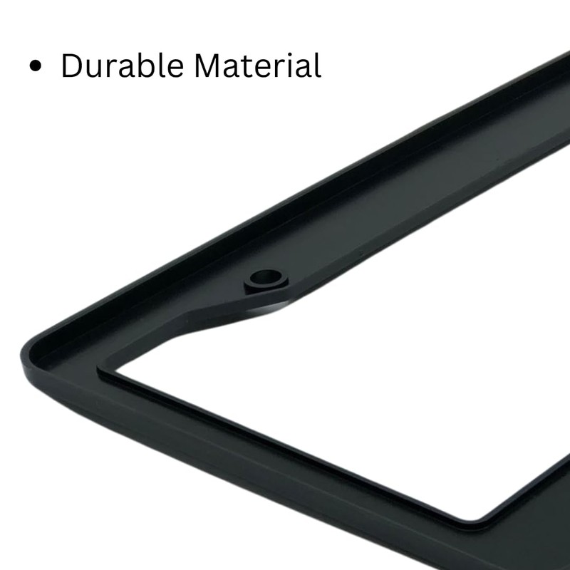 Custom License Plate Car Frame Packs (1001, Universal, Polyvinyl, 15,