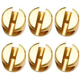 Jerbor 6PCS Upgraded Throttle Idle Cable Ferrules for Carburetor Throttle Cable End Joint Guide Nut fits for Harley Davidson 1996-2006 FLHR Road King 2009-2017 FXDF Fat Bob 5650876