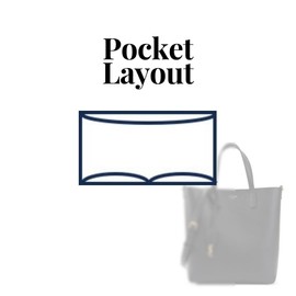 SAMORGA (9-47/ SL-Toy-Shopping Bag Organizer for SL Toy Shopping Tote Bag Organizer Insert Innerbag (2mm Dark Gray)