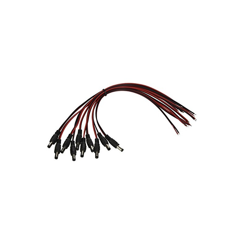 iMBAPrice iMBA-CCTV-PGTM-10 CCTV Security Camera DC Male Power Plug Pigtail