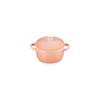 Le Creuset Stoneware Mini Round Cocotte, 8oz., Peche