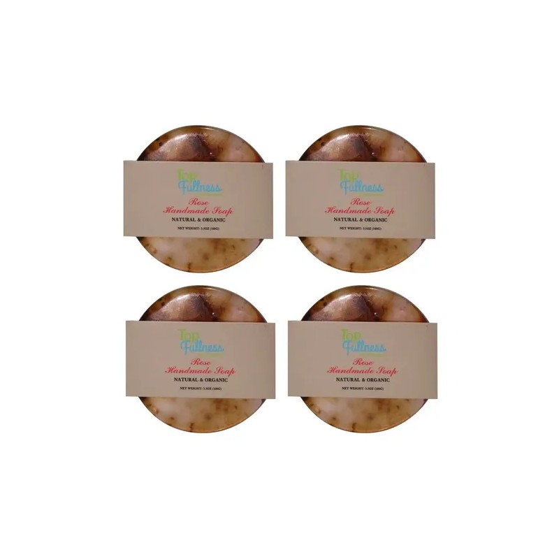 Jabón Artesanal Top Fullness Kit De 4 Piezas 100g C/u