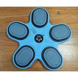 OurStarry Smart Music Boxing Machine for Adults and Kids, Training Machine with LED Electronic Wall Mounted, Home Indoor Workout Equipment with Premium Boxing Gloves (Black 11)