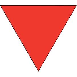 Unit 319-52 Fire Brigade Entrance Station, Reflective, Triangular (2 Pieces)
