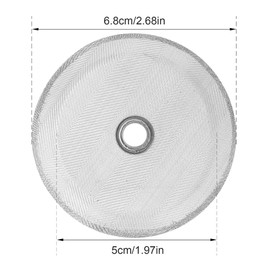 wedrink French Press Filter Stainless Steel Filter French Press Filter Strainer Replacement for 350 ml French Press Coffee Machines (12 oz) Pack of 6