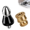Pressure Washer Sewer Jetter Nozzle, Upgrade 2026 High-Pressure Nozzle Kit