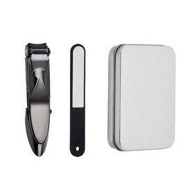 [Out_63] Nail Clippers + Nail File / Nail Storage / Storage Case - Metal Silver/FREE / [아우트_63]손톱깍이+네일파일/ 손톱보관/ 보관케이스 - 메탈실버／FREE
