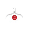 Light Weight Plastic Dress Hangers 100 Plastic Clear 17" Swivel