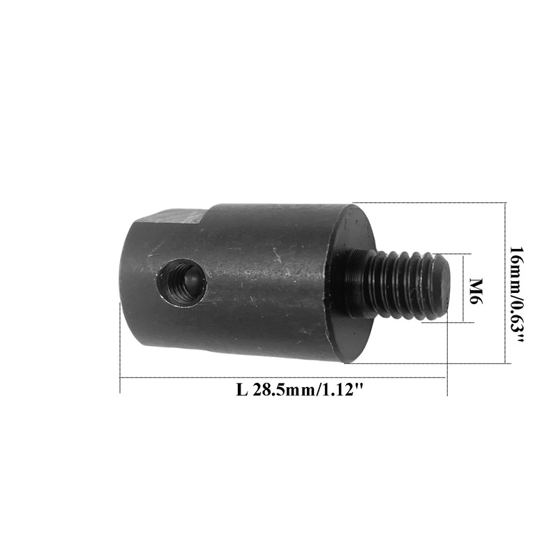 2 Set Motor Shaft Coupling,M6 8mm Axle Motor Shaft Coupler