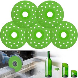 Mornajina 5 Packs 4.5 Inch Rock Slab Cutting Disc Grinding Disc Diamond Saw Blade for Grinder, Disc para Cortar Ceramica, 1mm Ultra-Thin Saw Blade Wheel for Cutting and Grinding Tile Marble Glass