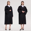 HX Graday Unisex Matte Graduation Gown,Choir Robe for Church,Judge Robes,Pulpit