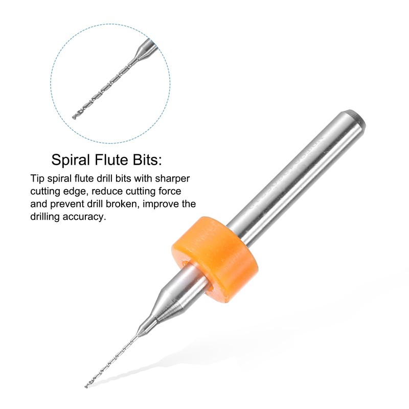 sourcing map PCB Drill Bits 0.4mm Tungsten Carbide Rotary Tool