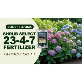 Fertilizer Commercial Grade | Shrub Select 23-4-7 | Custom Two-Stage Pro-Mix Blend with Long-Term Controlled Release | Ideal for Shrubs & Tropical Ornamentals | 5-6 Month Nutrition with Micronutrients