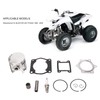 Cylinder Piston Gasket Kit Top End Aluminum Alloy Replacement for