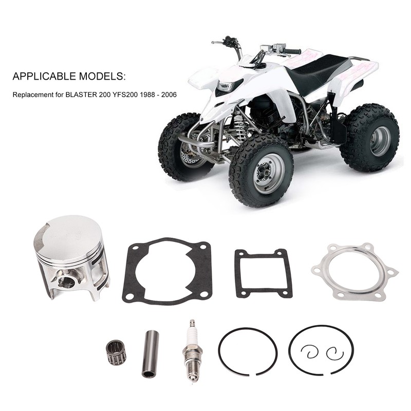 Cylinder Piston Gasket Kit Top End Aluminum Alloy Replacement for