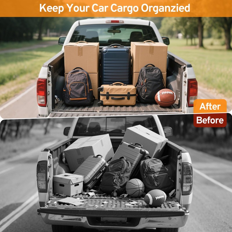 TAUYANG Cargo Net for Pickup Truck Bed for Dodge Ram
