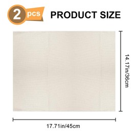 2PCS Tea Towels for Baking Sourdough, 14x12inch Bread Towel for Baking and Fermenting, Bread Cloth, Linen Cloth, Bread Towels for Proofing