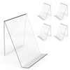 5Pcs Clear Acrylic Display Stand,Acrylic Book Stand,Multi-Functional Display Easel,for Displaying