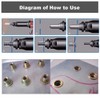 CODIRATO Pack of 80 Thread Rivet Nuts M6 Blind Rivet