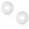 INCREWAY 2Pcs Split Lighting PU Ceiling Medallion Ceiling Cover Plate