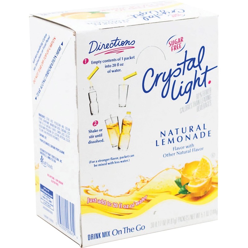 Crystal Light Kraft On-The-Go Mix Lmnade Sticks