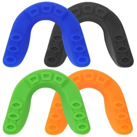 EAVUYIS Sports Mouth Guard, Pack of 4 Sports Mouth Guards, Mouth Guard, Boxing, with Portable Hygiene Box, for All Full Contact Sports Including Rugby, Martial Arts, Kickboxing, Hockey & Boxing
